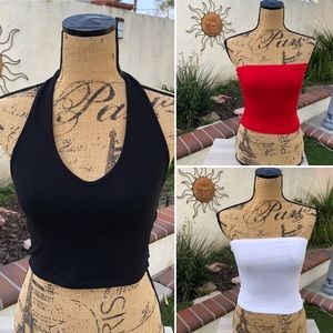 Forever 21 Bundle Halter & Tube Tops